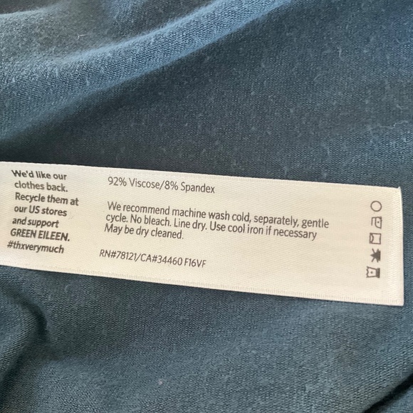 Eileen Fisher Dress in Teal - size small - Picture 4 of 5